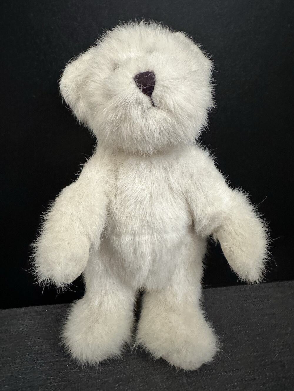 Vintage Boyds Bears White Teddy Bear 6” Jointed Plush The Boyds Collection